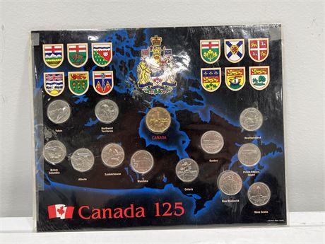 CANADA 125 COIN SET