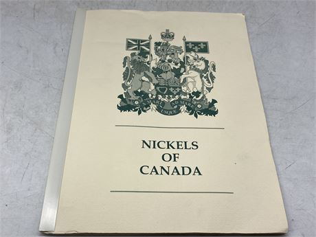 CANADIAN NICKEL COLLECTION - NICKELS OF CANADA