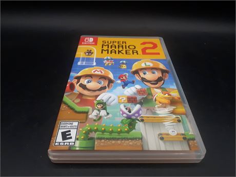 SUPER MARIO MAKER 2 - VERY GOOD CONDITION - SWITCH