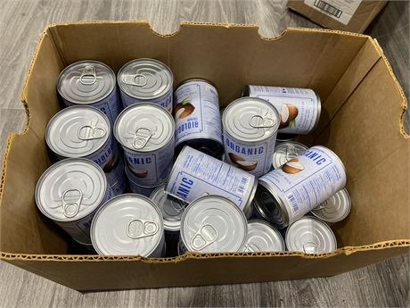 31 ORGANIC COCONUT MILK CANS