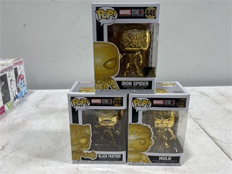 3 MARVEL THE FIRST TEN YEARS FUNKO POPS