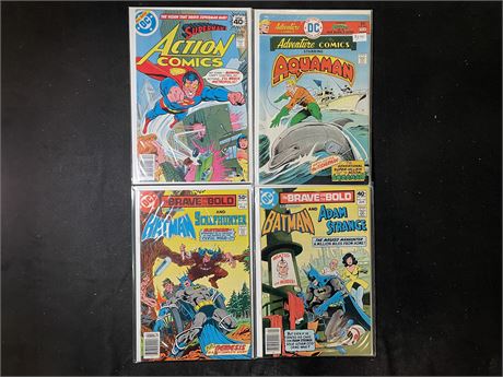 4 ASSORTED DC COMICS
