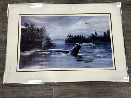 SIGNED B. MUIR LIMITED EDITION “RETURN OF THE HUMPBACK”