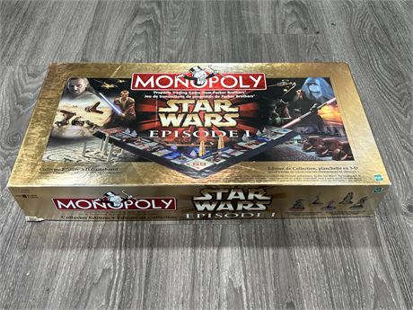 STAR WARS EPISODE 1 COLLECTORS EDITION MONOPOLY