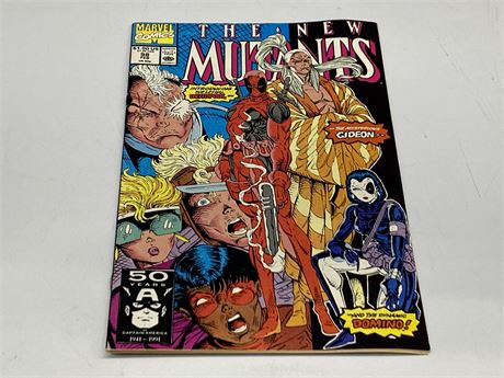 THE NEW MUTANTS #98 - FIRST APPEARANCE OF DEADPOOL