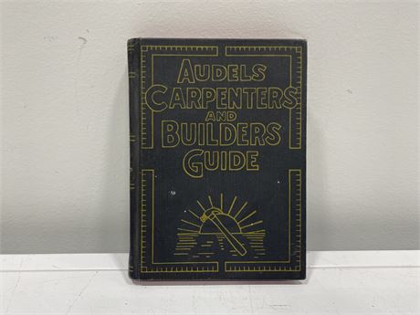 1951 BOOK AUDELS CARPENTERS & BUILDERS GUIDE