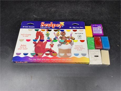 NEW PACKS OF SCULPTING CLAY