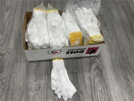BOX OF 48 COTTON GLOVES