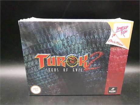 SEALED - TUROK 2 - COLLECTORS EDITION (LIMITED RUN) - PS4