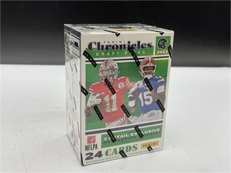 SEALED 2023 NFL PANINI CHRONICLES BLASTER BOX