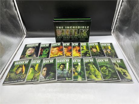 THE INCREDIBLE HULK THE COMPLETE SERIES (MISSING SEASON ONE DISC 1 & 3)