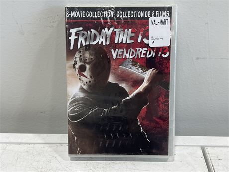 SEALED FRIDAY THE 13TH 8 MOVIE DVD COLLECTION