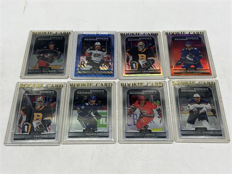 8 NHL OPC MARQUEE ROOKIE CARDS