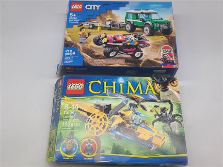 2 OPEN BOX LEGO 60288 70129