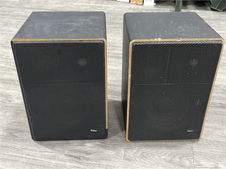 RFT ACOUSTICS CARRERA SPEAKERS MADE IN GERMANY - UNTESTED (13” tall)