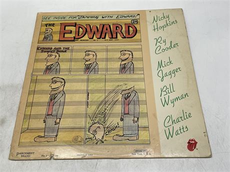 EDWARD - JAMMING W/ EDWARD - VG+ (SLIGHTLY SCRATCHED)