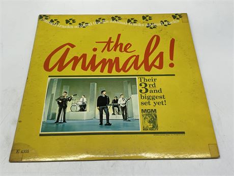 THE ANIMALS - ANIMAL TRACKS - VG+ (SLIGHTLY SCRATCHED)