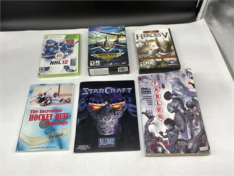 LOT OF BOOKS / GUIDES / GAMES