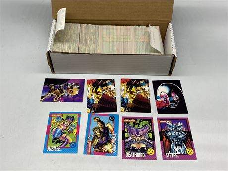 BOX OF 1991/92 XMEN CARDS