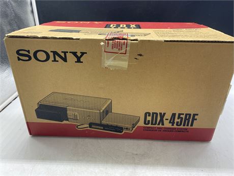 SONY CDX-45RF COMPACT DISC CHANGER SYSTEM NEW IN BOX