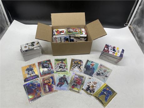 BOX OF 400+ NHL CARDS