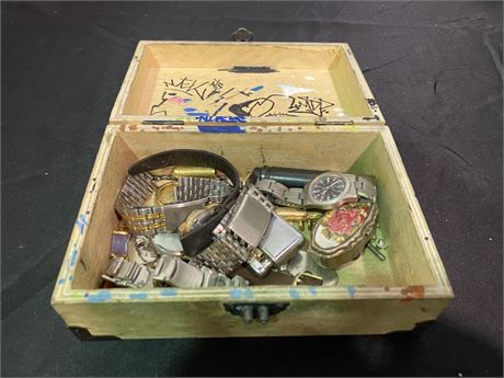 BOX OF MISC JEWELRY PARTS