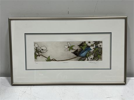 SIGNED / NUMBERED PRINT BY DON LI-LEGER W/PAPERWORK (23”x13.5”)