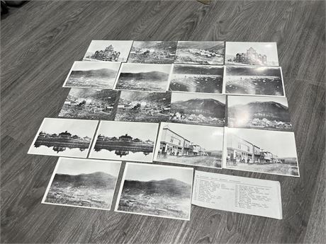 LOT OF EARLY BC BLACK & WHITE PHOTOS