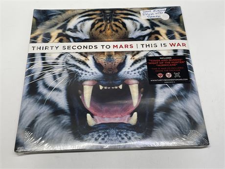 SEALED THIRTY SECONDS TO MARS 2009 EUROPEAN PRESSING - THIS IS WAR 2 LP’S & CD