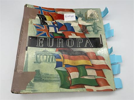 EUROPIA - EUROPE STAMP COLLECTION VINTAGE PRE 1950’S - $100+ VALUE