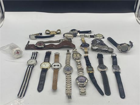 LOT OF ASSORTED WATCHES