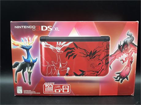 3DS XL LIMITED EDITION POKEMON CONSOLE (XERNEAS/YVELTAL) MINT CONDITION