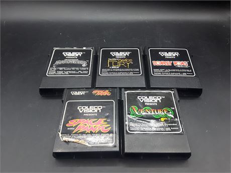COLLECTION OF COLECO VISION GAMES