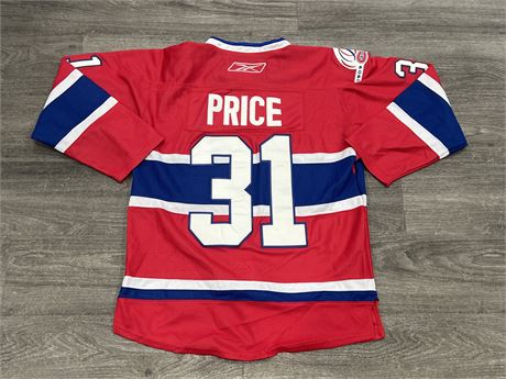 CAREY PRICE MONTREAL CANADIANS JERSEY SIZE 48