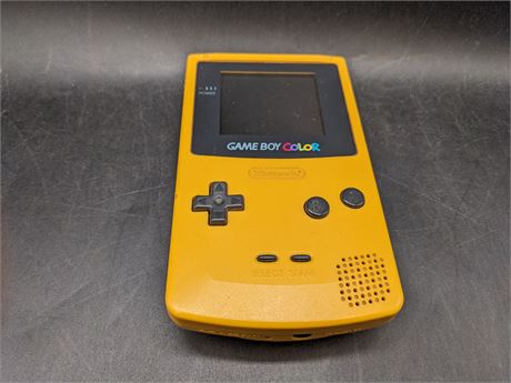 GAMEBOY COLOR CONSOLE -START & SELECT BUTTONS NEED TO BE PRESSED VERY HARD