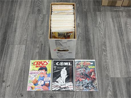 SHORT BOX OF ASSORTED COMICS