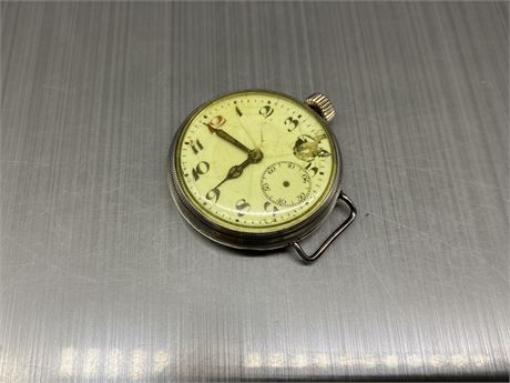 ANTIQUE STERLING SILVER WATCH (As is)