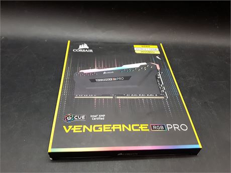 SEALED - CORSAIR VENGEANCE RGB PRO 32GB (2x16GB) DDR4 3600