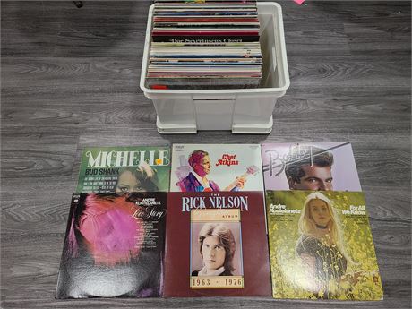 BOX OF RECORDS (all in excellent condition)