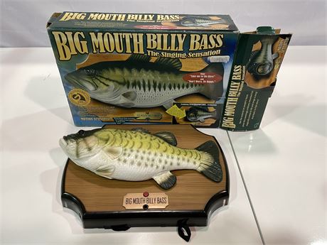 BIG MOUTH BILLY BASS THE TALKING FISH (LIKE NEW CONDITION)