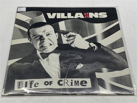 VILLAINS - LIFE OF CRIME - VG+ (slightly scratched)