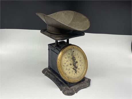 ANTIQUE WEIGHT SCALE - 11” TALL