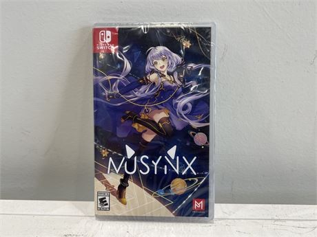 SEALED NINTENDO SWITCH GAME - FIRST PRINT ALTERNATE COVER MUSYNX