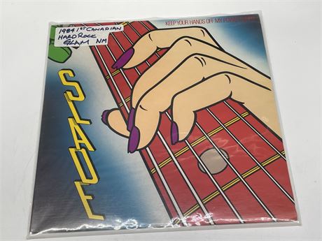 SLADE 1984 1ST CANADIAN PRESSING - KEEP YOUR HANDS OFF MY POWER SUPPLY - (NM)