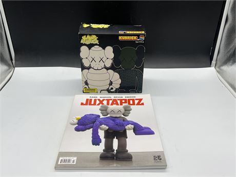 KAWS-KUBRICK COLLECTABLE TOY + COFFEE TABLE BOOK