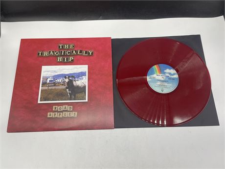 THE TRAGICALLY HIP - ROAD APPLES ON RED VINYL 2021 REMASTER - MINT (M)