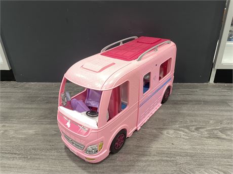LARGE BARBIE FOLD OUT RV TOY - 22” LONG
