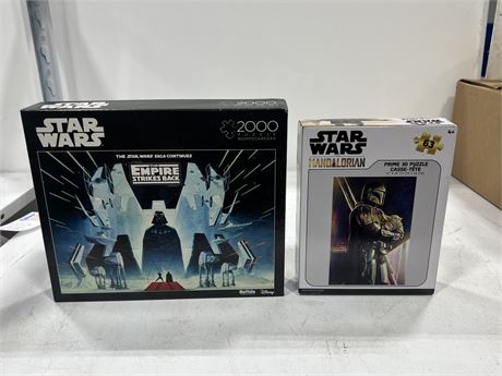 2 STAR WARS PUZZLES