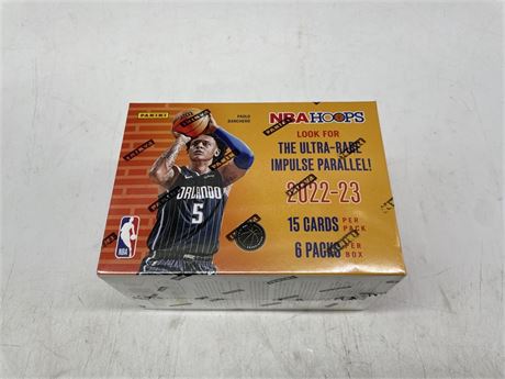SEALED 2022/23 NBA PANINI NBA-HOOPS SERIES CARD BOX