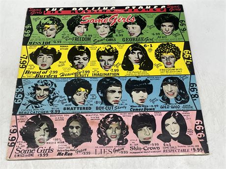 THE ROLLING STONES - SOME GIRLS BANNED COVER - VG+ (SLIGHTLY SCRATCHED)